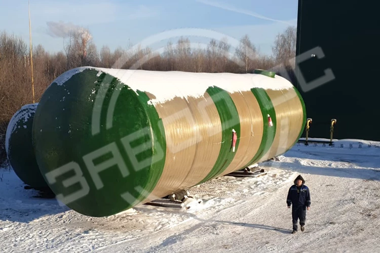 Подземные накопительные резервуары из стеклопластика